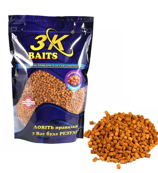 Пелетс 3KBaits Amino тигровий горіх 4mm 0.8kg