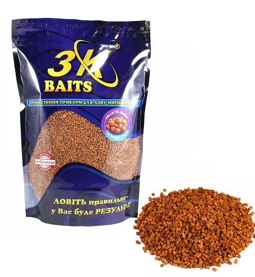 Пелетс 3KBaits Amino тигровий горіх 2mm 0.8kg