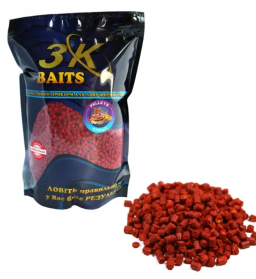 Пеллетс 3KBaits Специи 4mm 0.8kg