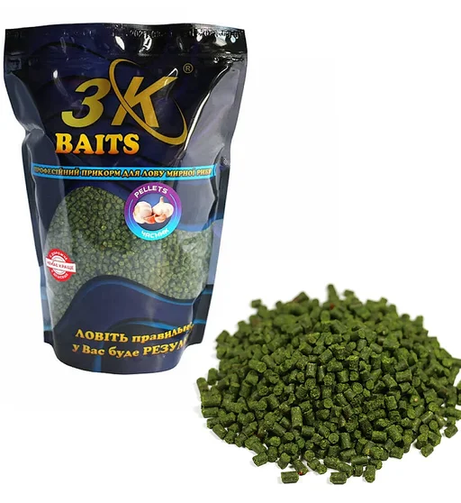 Пеллетс 3KBaits Чеснок 2mm 0.8kg