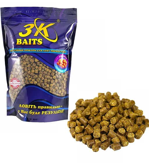 Пеллетс 3KBaits Тигровый орех 6mm 0.8kg