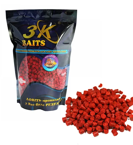 Пеллетс 3KBaits Специи 6mm 0.8kg