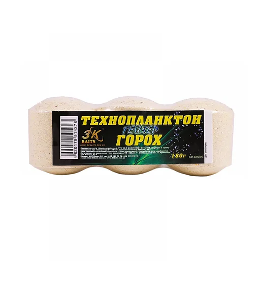 Технопланктон 3KBaits Гейзер горох 180g