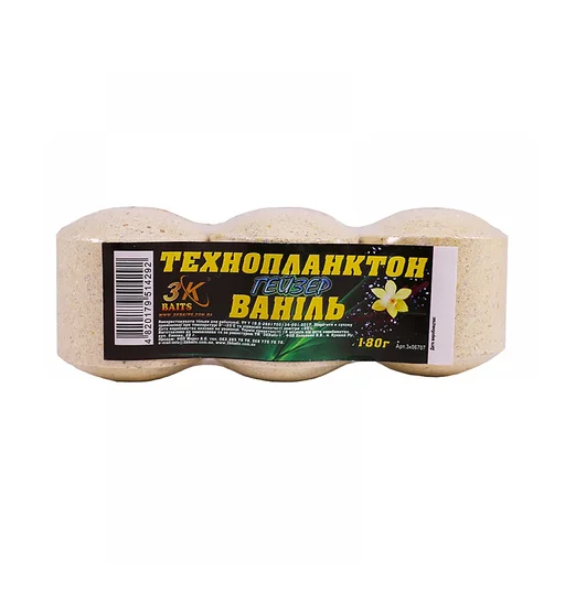 Технопланктон 3KBaits Гейзер ваниль 180g