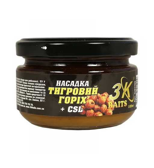 Насадка 3KBaits Тигровый орех Premium CSL 100ml