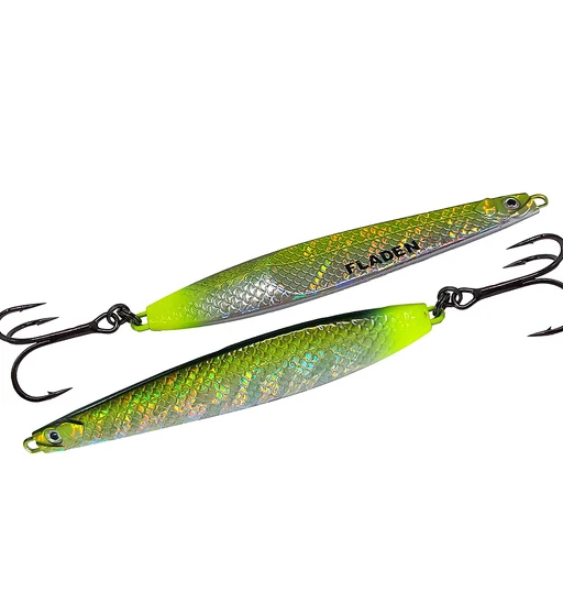 Пилькер Fladen Wave Sweeper 35g Silver/Green/Yellow
