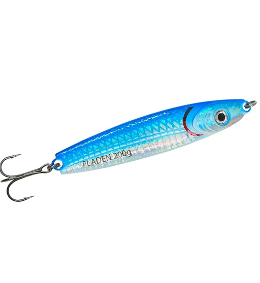 Пилькер Fladen HoloTwist 200g #Blue/Silver