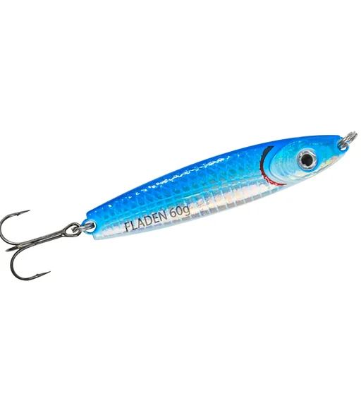 Пилькер Fladen HoloTwist 60g Blue/Silver