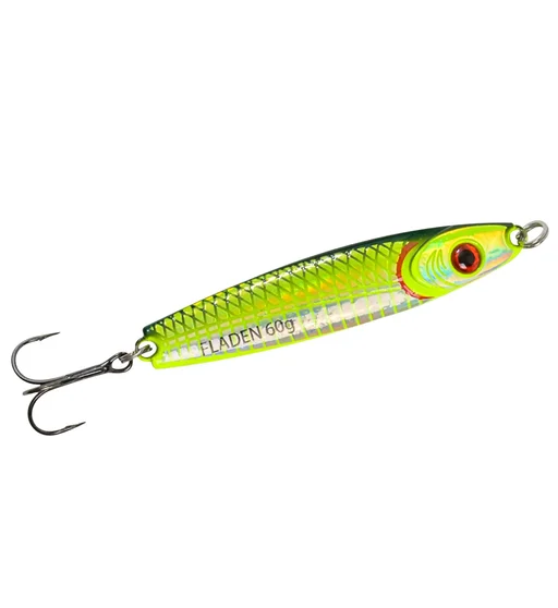Пількер Fladen HoloTwist 60g Yellow/Black/Silver