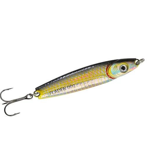 Пилькер Fladen HoloTwist 60g Green/Silver