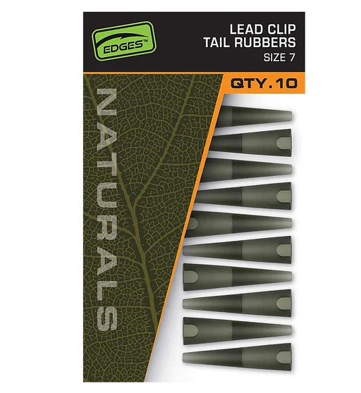 Конус для клипс Fox Naturals Slik Lead Clip Tail Rubber Size 7 10pcs