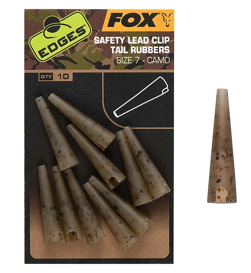 Конус для клипс Fox Edges Camo Lead Clip Tail Rubber Size 7 10pcs