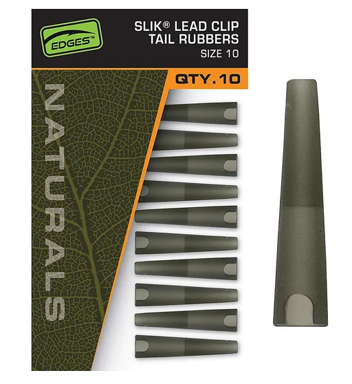 Конус для клипс Fox Naturals Slik Lead Clip Tail Rubber Size 10 10pcs