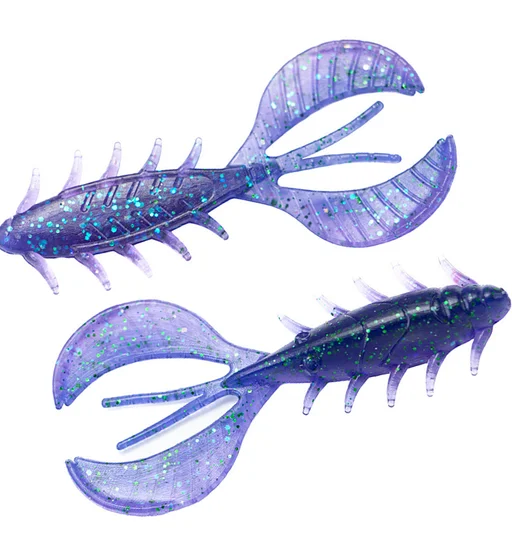 Силікон Angry Baits Chubby Craw 2.4" 7pc #50 June Bug UV