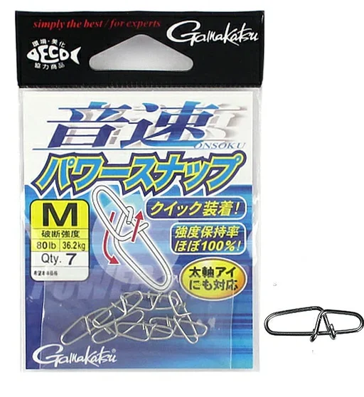 Застежка Gamakatsu Onsoku Power Snap M 7pcs