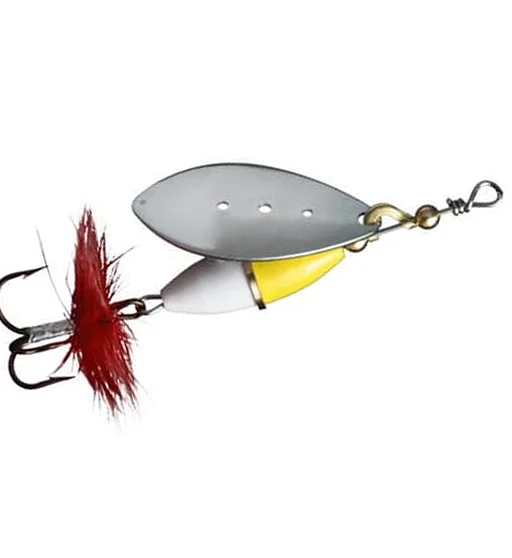 Блешня Myran Wipp 7g Silver #Yellow/White