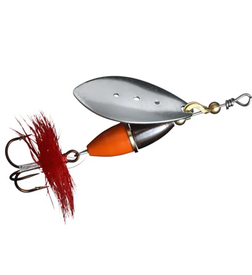 Блешня Myran Wipp 20g Silver #Black/Orange