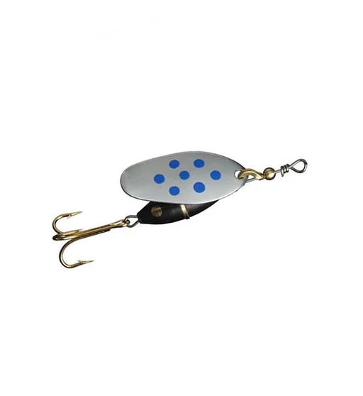 Блешня Myran Panter 3g #Silver - Blue Dots