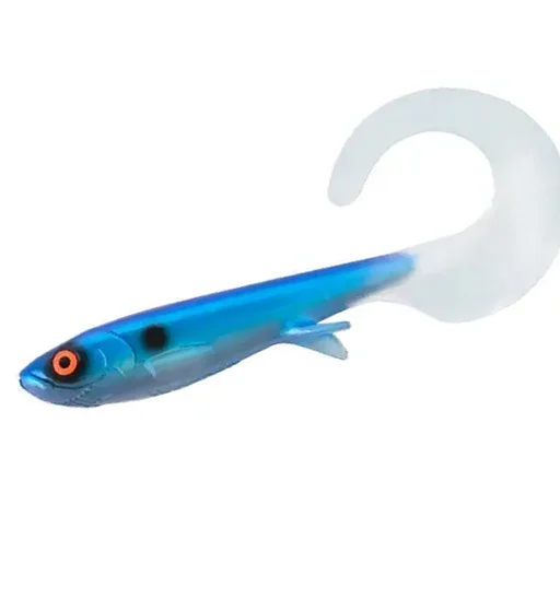 Силікон Wolfcreek Lures Curly 22 220mm+tail 75g #C082 Blue Shad (UV)
