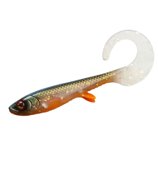 Силікон Wolfcreek Lures Curly 22 220mm+tail 75g #C086 Sparkling Golden Olive