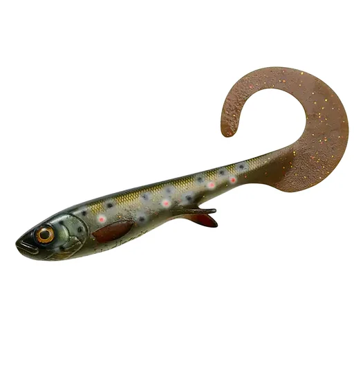 Силікон Wolfcreek Lures Curly 29 290mm+tail 160g #C085 Motoroil Trout
