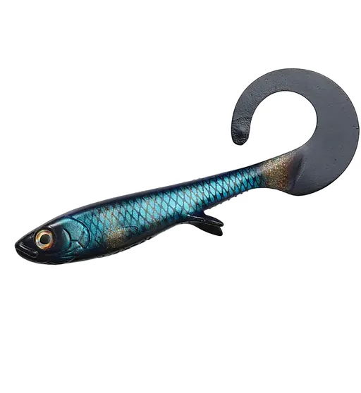 Силікон Wolfcreek Lures Curly 29 290mm+tail 160g #C087 Black Striped Ghost