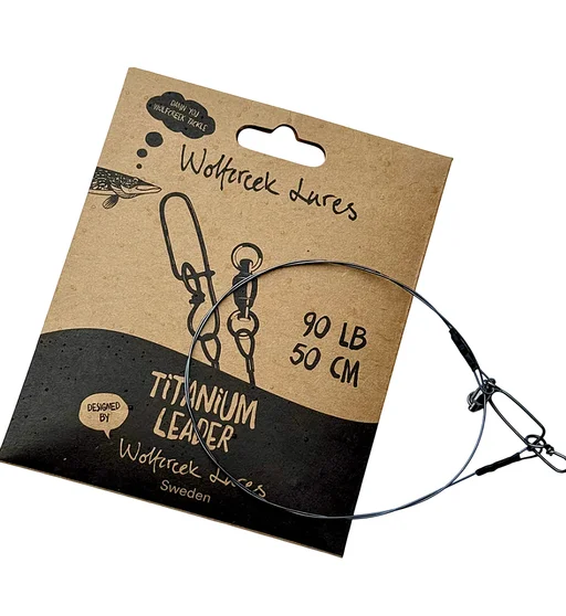 Поводок Wolfcreek Lures Titanium Leader 50cm 0.9mm 90Lb