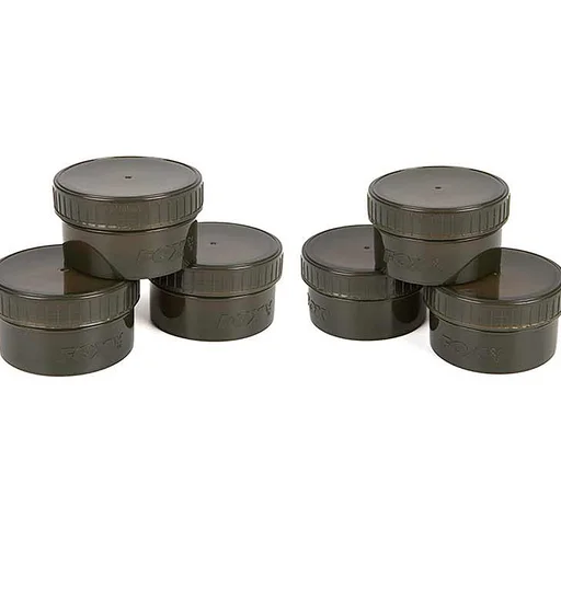 Баночки для насадок Fox Edges Hookbait Pots Half Size 6psc