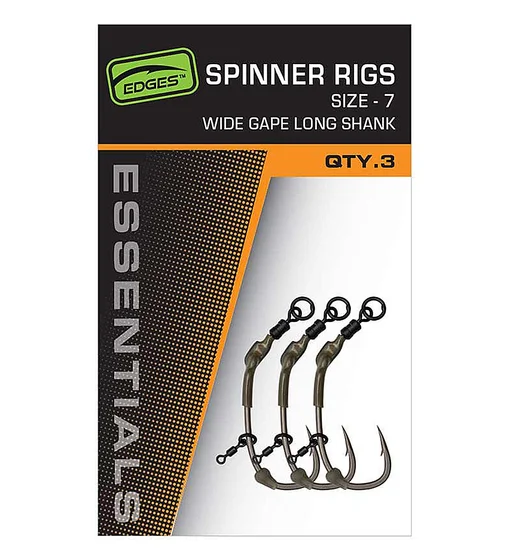 Крючок с поводком Fox Edges Spinner Rig #7 3pcs
