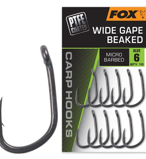 Крючок Fox Wide Gape Beaked #6 10pcs