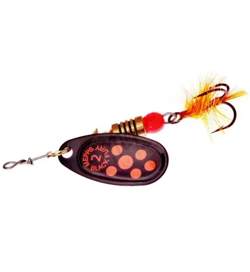 Блесна вращающаяся Mepps Black Fury Mouche №2 BL/RED