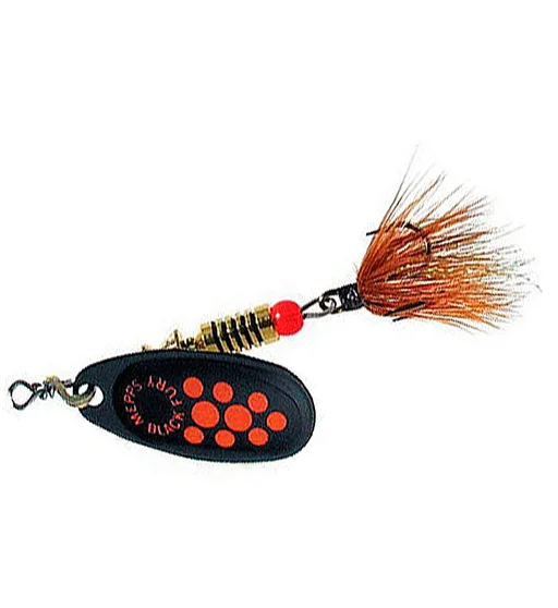 Блесна вращающаяся Mepps Black Fury Mouche №4 BL/RED