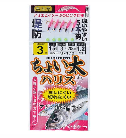 Монтаж Gamakatsu Slightly Thick Leader Sabiki #4-1.5