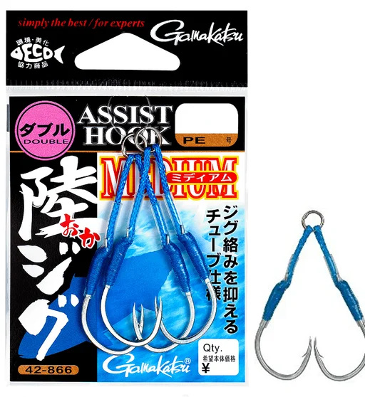 Монтаж асист Gamakatsu Assist Hook Land Jig Medium Double #2/0 2pcs
