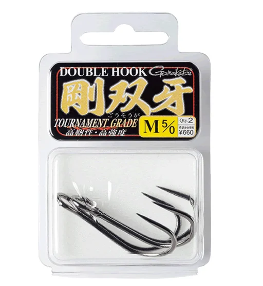 Двійник Gamakatsu Double Hook Gousouga M #5/0 2pcs