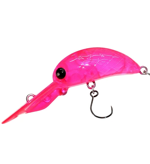 Воблер Mukai Step Crank 2 35F 35mm 3.3g #UV Clear Pink