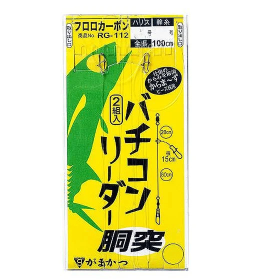 Монтаж Gamakatsu Bachikon Leader Donuki RG112 3-0
