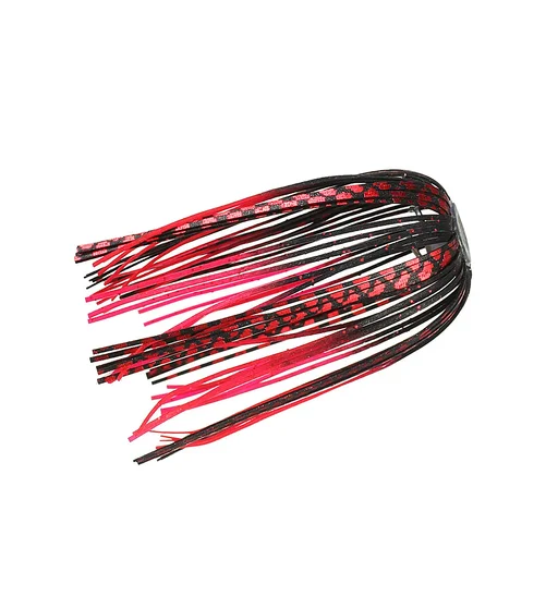 Силіконова юбка ZMAN EZ Skirt 3pc #Black Red Chrome/Red Tips