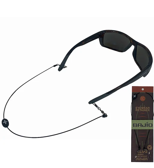 Тримач для окулярів Bajio Sunglasses Keeper Clipz - Black Gloss