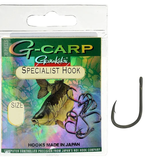 Гачки Gamakatsu G-Carp Specialist Black №1 10pc