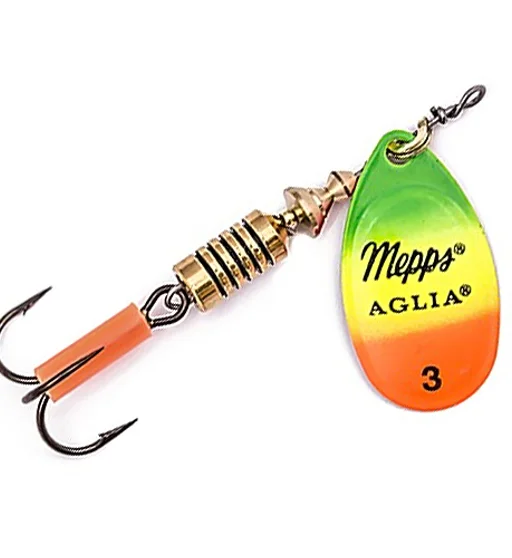 Блесна вращающаяся Mepps Aglia Fluo №2 tiger 4.5g
