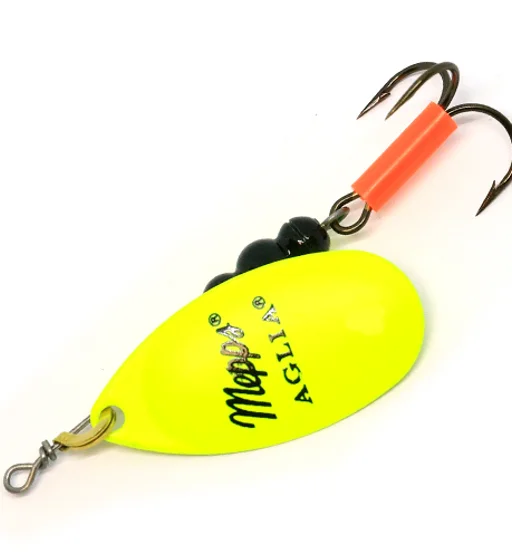Блесна вращающаяся Mepps Aglia Fluo №3 chartreuse 6.5g