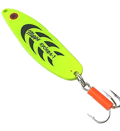 Блесна колеблющаяся Mepps Syclops Fluo №3 chartreuse 26g