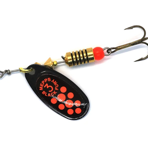 Блешня Mepps Comet Black Fury №3 noir orange 6.5g