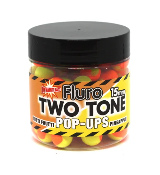 Бойли Dynamite Baits Fluro Two Tone Pop-Ups Tutti & Pineapple 15mm