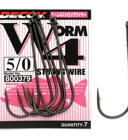 Гачок Decoy Worm 4 Strong Wire #5/0 7pcs