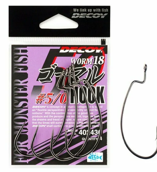Гачок офсетний Decoy Worm 18 Hook #5/0 4pcs