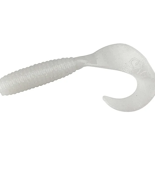 Силікон Gary Yamamoto Single Tail Grub 4" 20pc #Cream White
