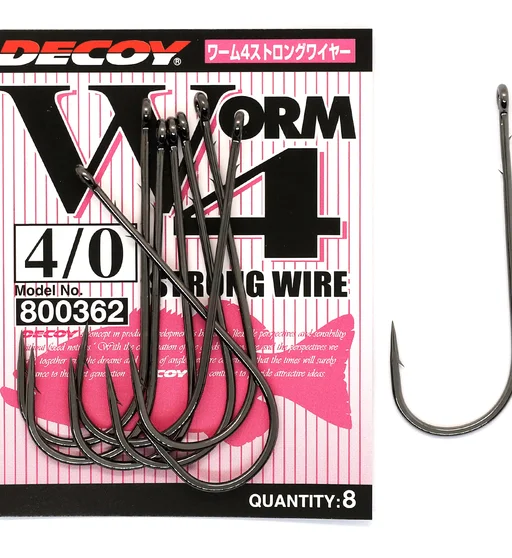 Гачок Decoy Worm 4 Strong Wire #4/0 8pcs
