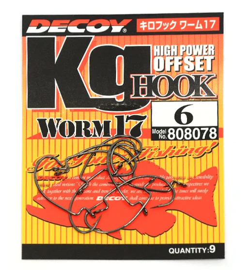 Гачок офсетний Decoy KG Hook Worm 17 #6